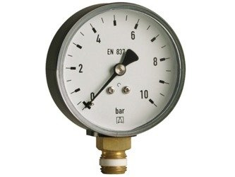 MANOMETR BOCZNY RADIALNY PION 1/4 0-10 BAR AFRISO