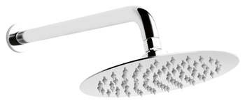 Zestaw natryskowy z deszczownią 200 mm slim, chrom