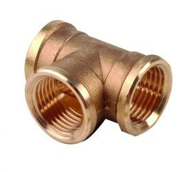 Trójnik mosiężny 1