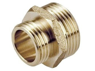 Nypel mosiężny redukcyjny 1/2x3/8