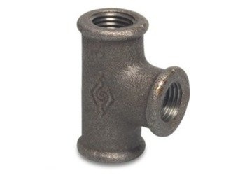 CZARNY TRÓJNIK REDUKCYJNY 1X1/2 CALA