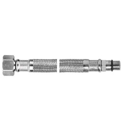 Wąż bateryjny w oplocie stalowym 35 M10x3 / 8 krótki