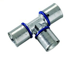 Pex trójnik zaciskany Wavin Tigris M1 20x25x20