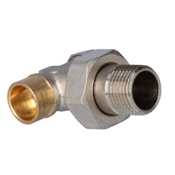 Zawór grzejnikowy odcinający kątowy 1/2 cala do wlutowania