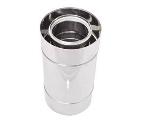 Rura kominowa dwuścienna 80/125 100cm