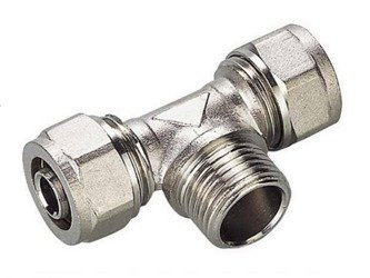 PEX TRÓJNIK 20x3/4 GZ SKRĘCANY ALUPEX