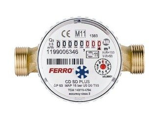 WODOMIERZ LICZNIK WODY ZIMNEJ 3/4 4,0m3 FERRO