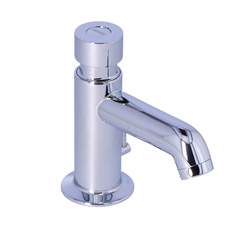 Bateria umywalkowa Presstige stojąca czasowa z regulacją temperatury, chrom