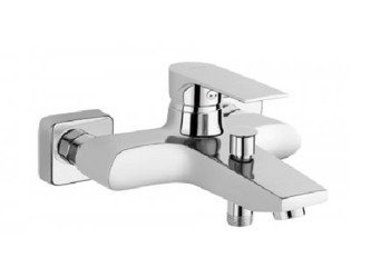 Bateria wannowa ścienna FERRO Algeo Square BAQ1