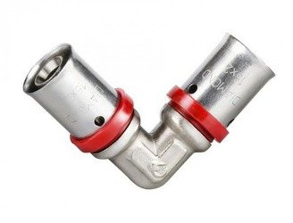 Pex kolanko  zaciskane alupex zaprasowywane 16x16