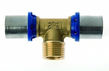 Trójnik zaprasowywany PFM U+TH 16X1/2 GZ