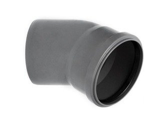 KOLANO KANALIZACYJNE PCV FI 75 KĄT 30 STOPNI