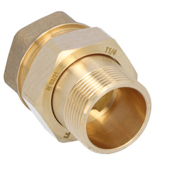 Śrubunek mosiężny 5/4" prosty z oringiem