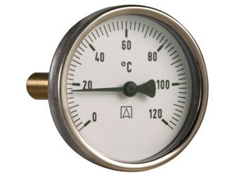 TERMOMETR TARCZOWY BIMETAL 80MM 1/2 0-120 C AFRISO