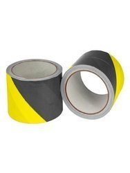 Taśma ostrzegawcza żółto-czarna 8cm x 100m