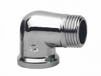 KOLANO CHROMOWANE 1/2 ZŁĄCZKA GWINT WZ CHROM