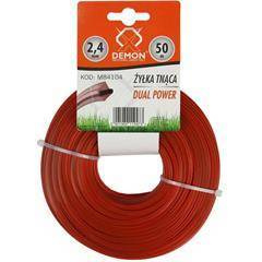 Żyłka kwadratowa zbrojona 2,4mm/50m