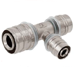 KISAN PEX ZACISK TRÓJNIK REDUKCYJNY 28×22×28  PRASOWANY