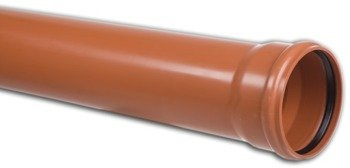 RURA KANALIZACYJNA 110X3,2 2m POMARAŃCZOWA